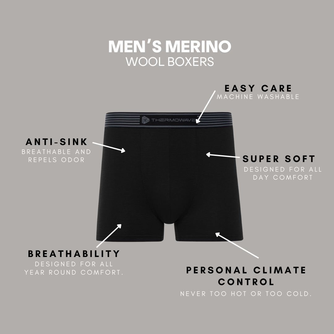 Men's Merino Boxers 2 Pack Bundle