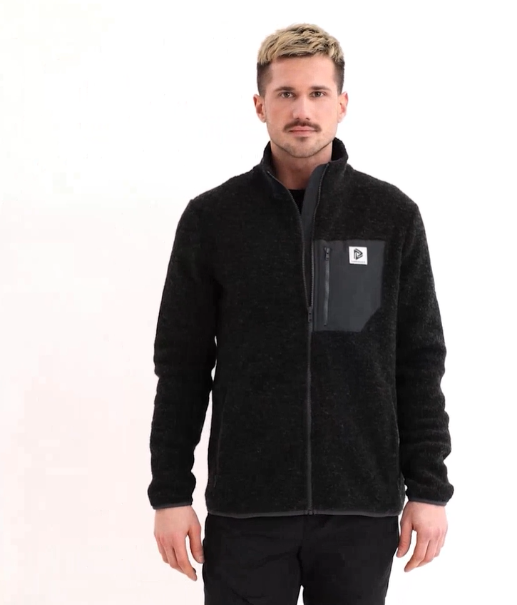 Men's Renew Merino Full Zip Jacket – USA THERMOWAVE Men's Renew Merino Full Zip Jacket – USA THERMOWAVE
